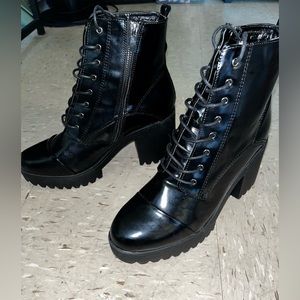 Zip Side , Lace-up Shoes/Boots Size 11 ( High Heel / Chunky Heel )
